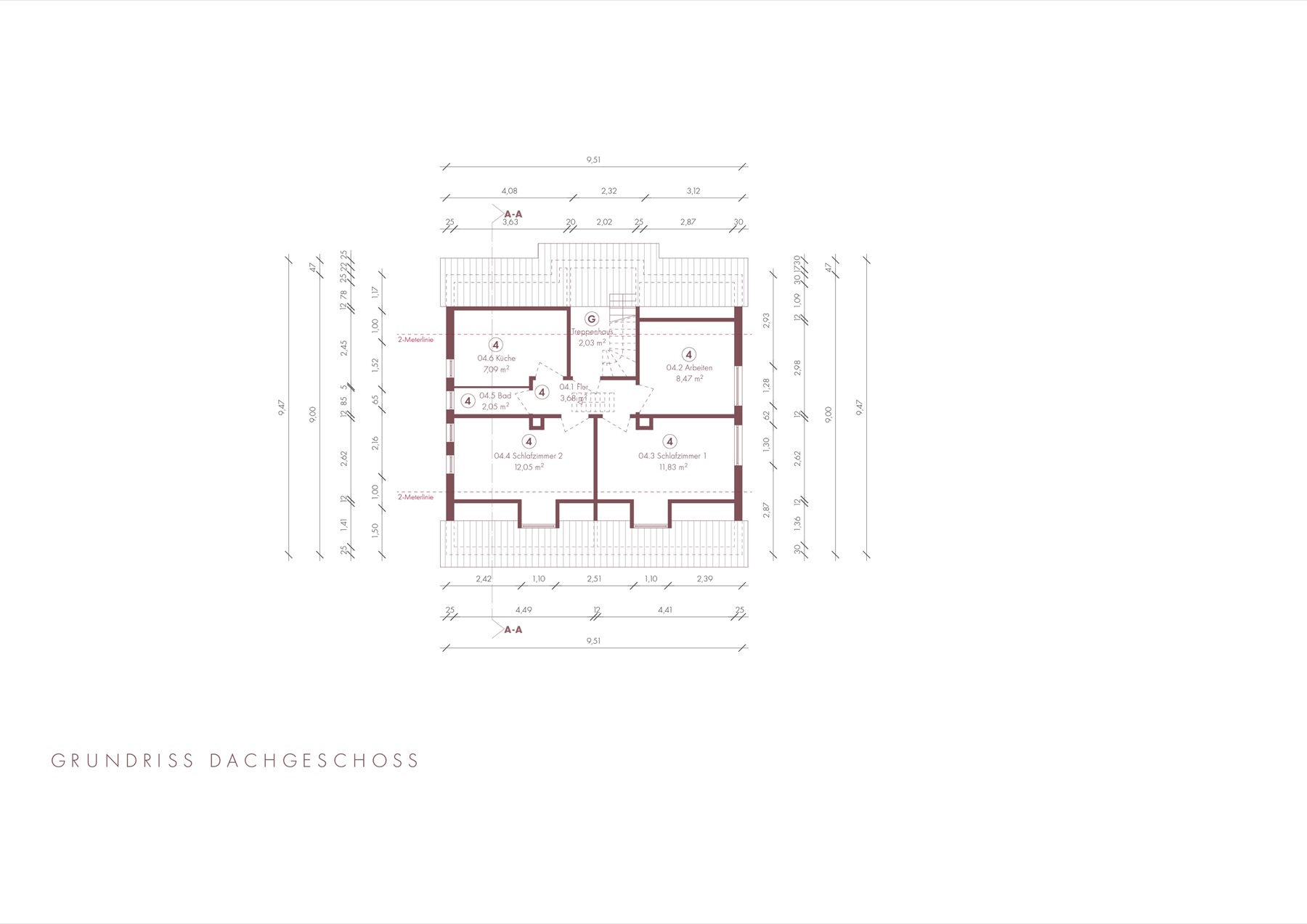 Grundriss Dachgeschoss